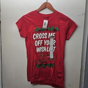 Spencer's Red T-Shirt with Lip Print